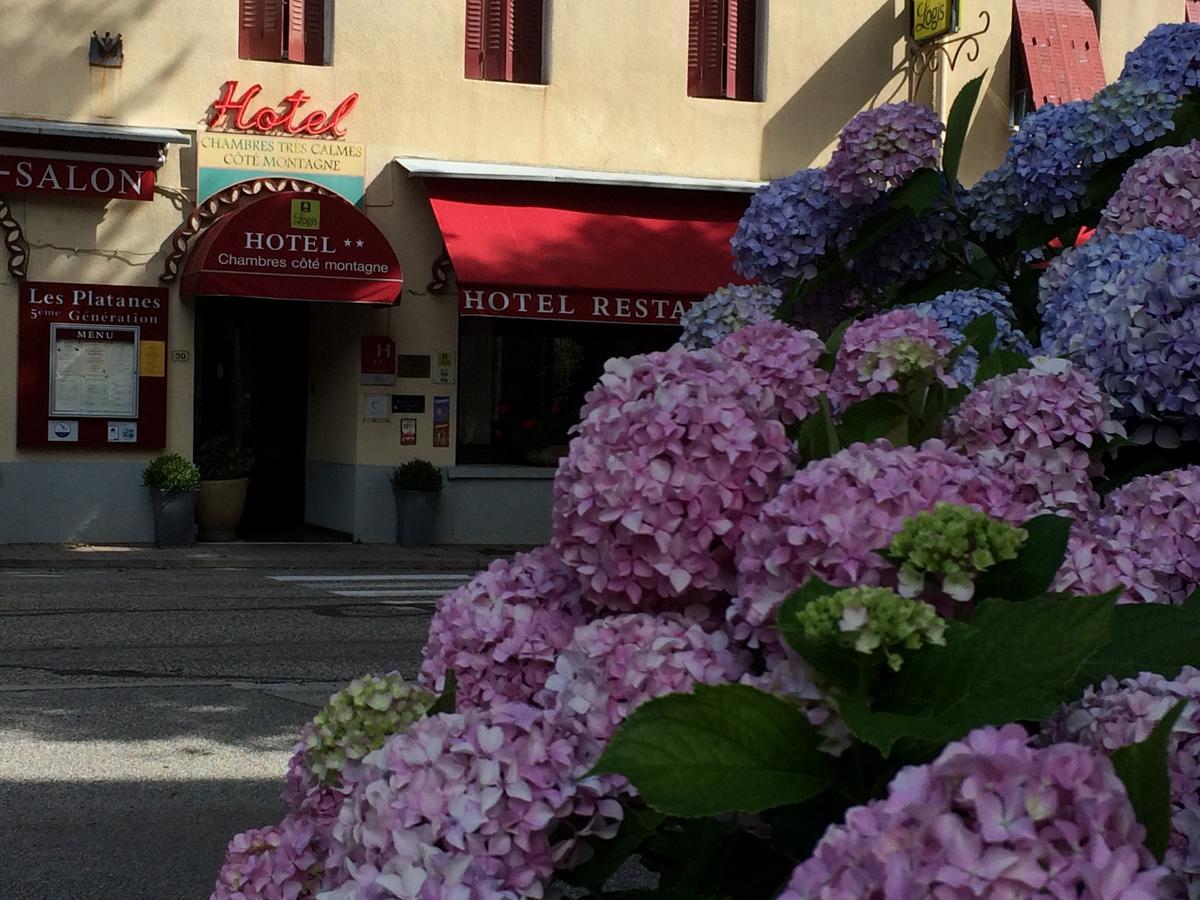 Hotel Et Appartements Les Platanes Thueyts Exterior photo