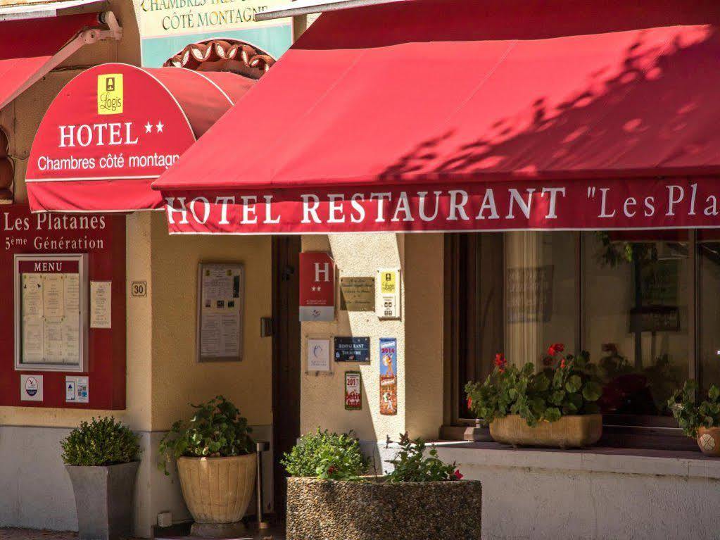 Hotel Et Appartements Les Platanes Thueyts Exterior photo